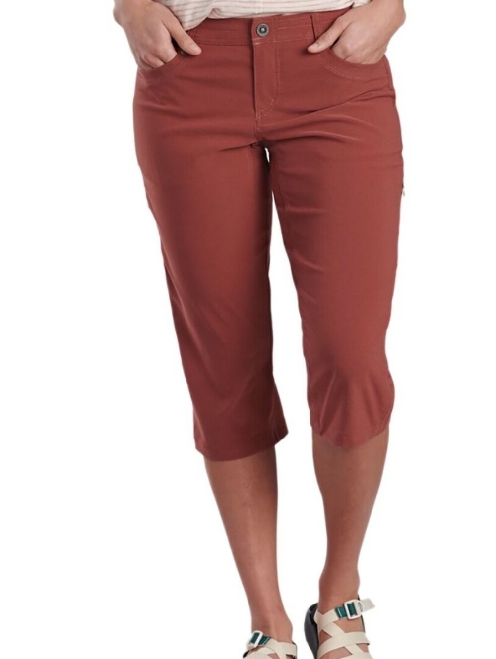 Kuhl Trekr Kapri Pants In Madiera Maroon Style 6236 Size 12